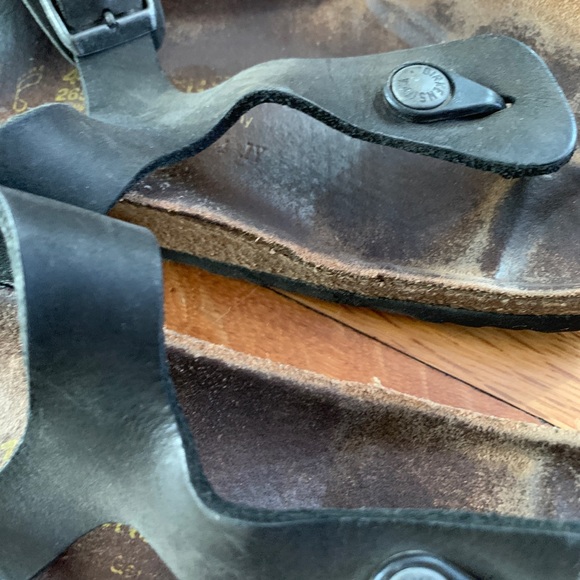 Birkenstock Gizah 41 Black Leather - Picture 2 of 6